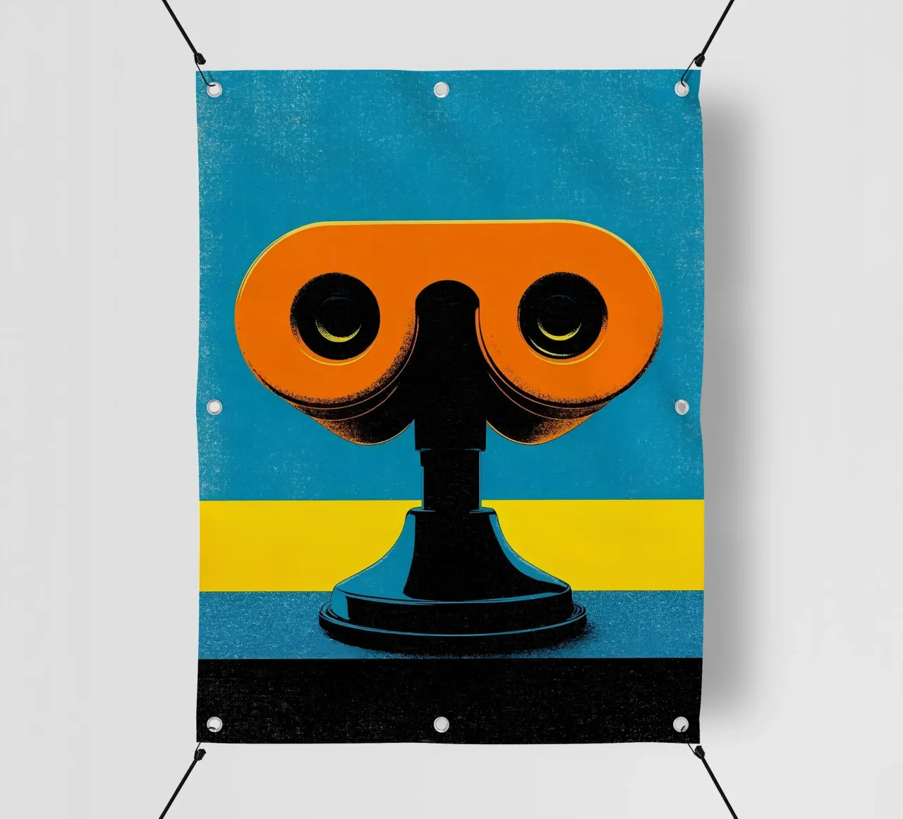 Binocolo - Pop Art telo in pvc da ColorCrash Gallery