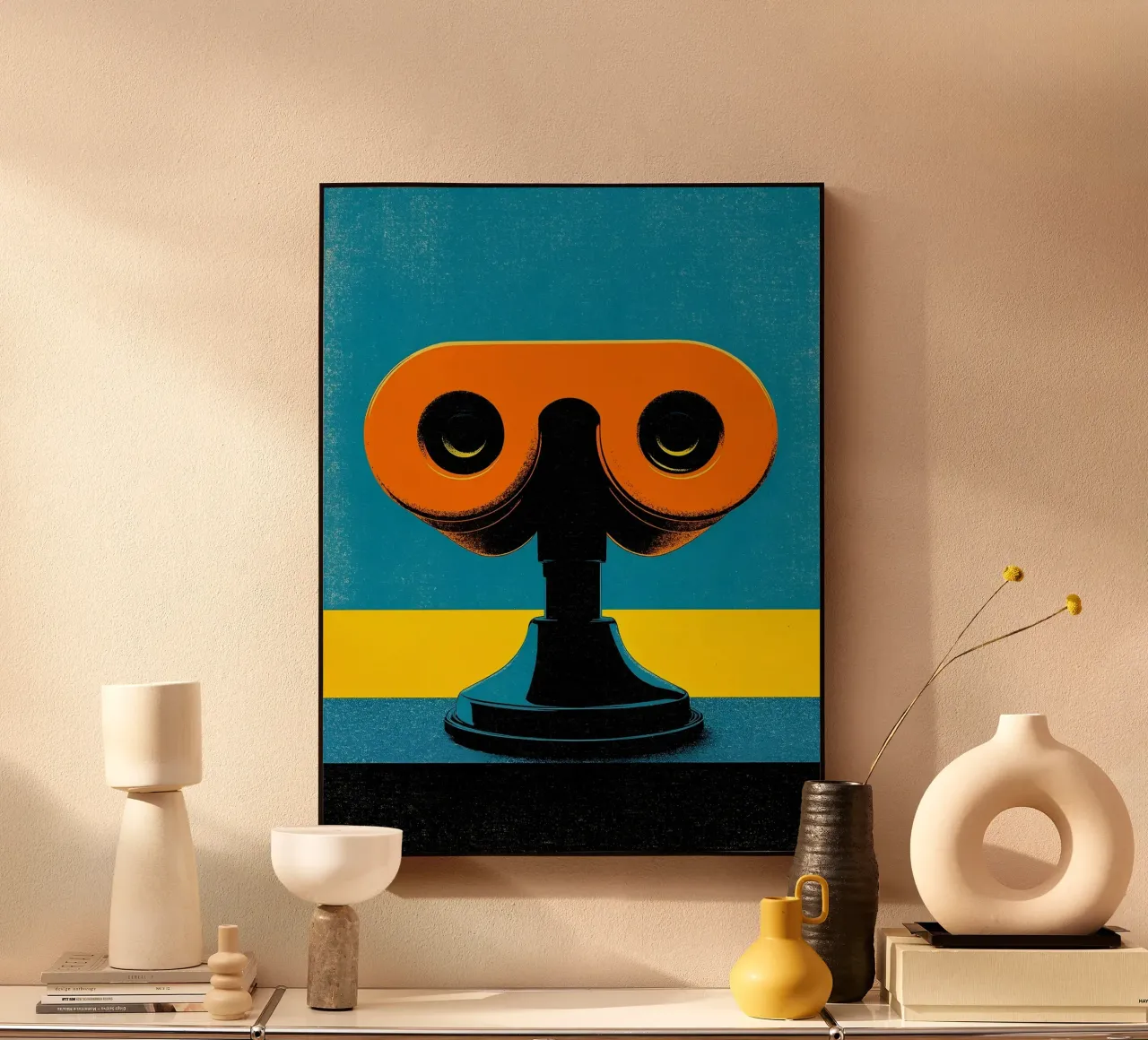 Binocolo - Pop Art plexiglass da ColorCrash Gallery