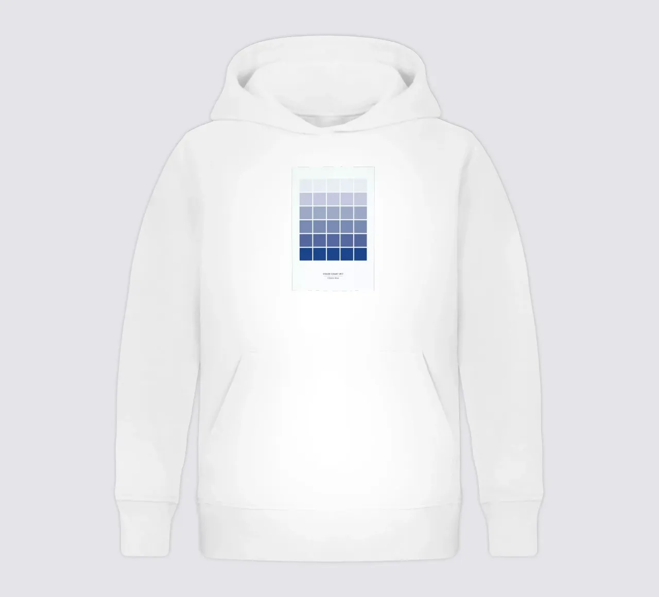 Classic Blue #17 felpa bambino con cappuccio da daylight design studio