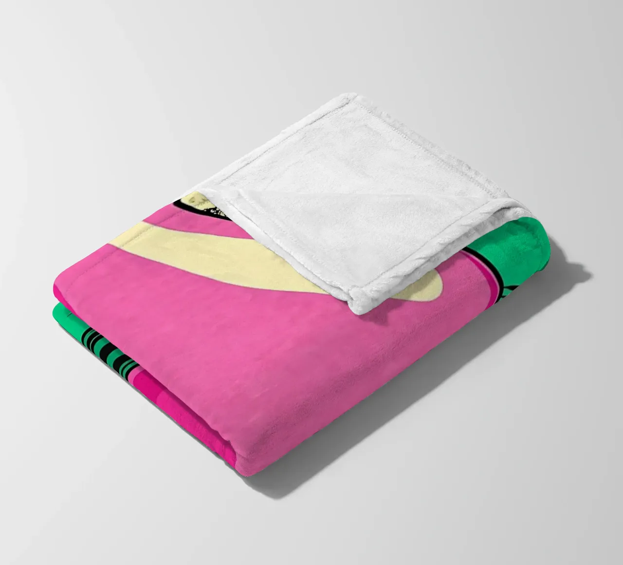 Teardrop - Pop Art coperta in pile da ColorCrash Gallery