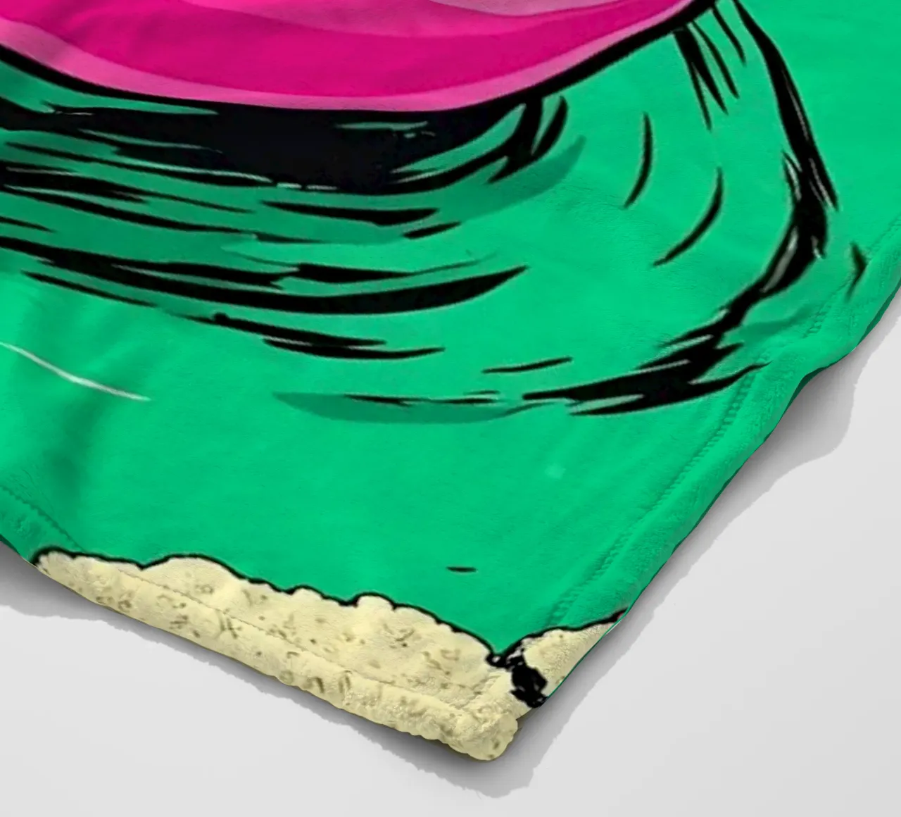 Teardrop - Pop Art coperta in pile da ColorCrash Gallery