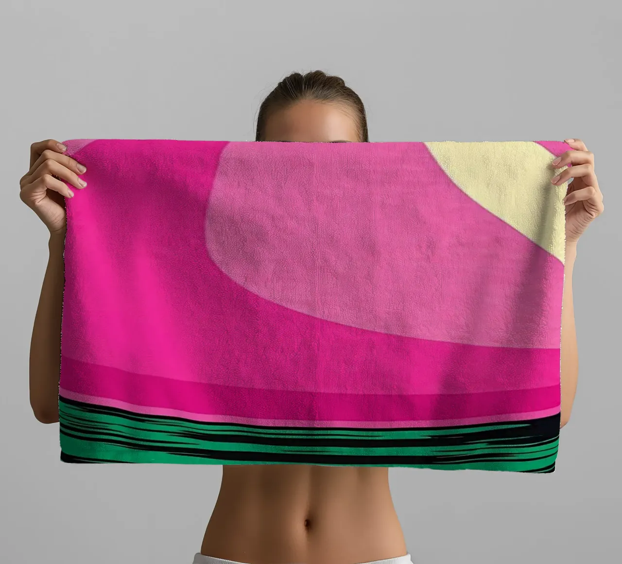 Teardrop - Pop Art asciugamano da bagno da ColorCrash Gallery