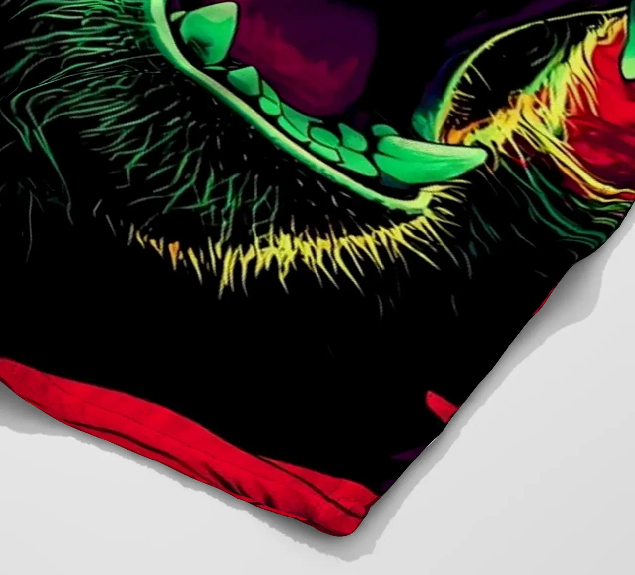Gorilla nella giungla - Pop Art coperta in pile da ColorCrash Gallery