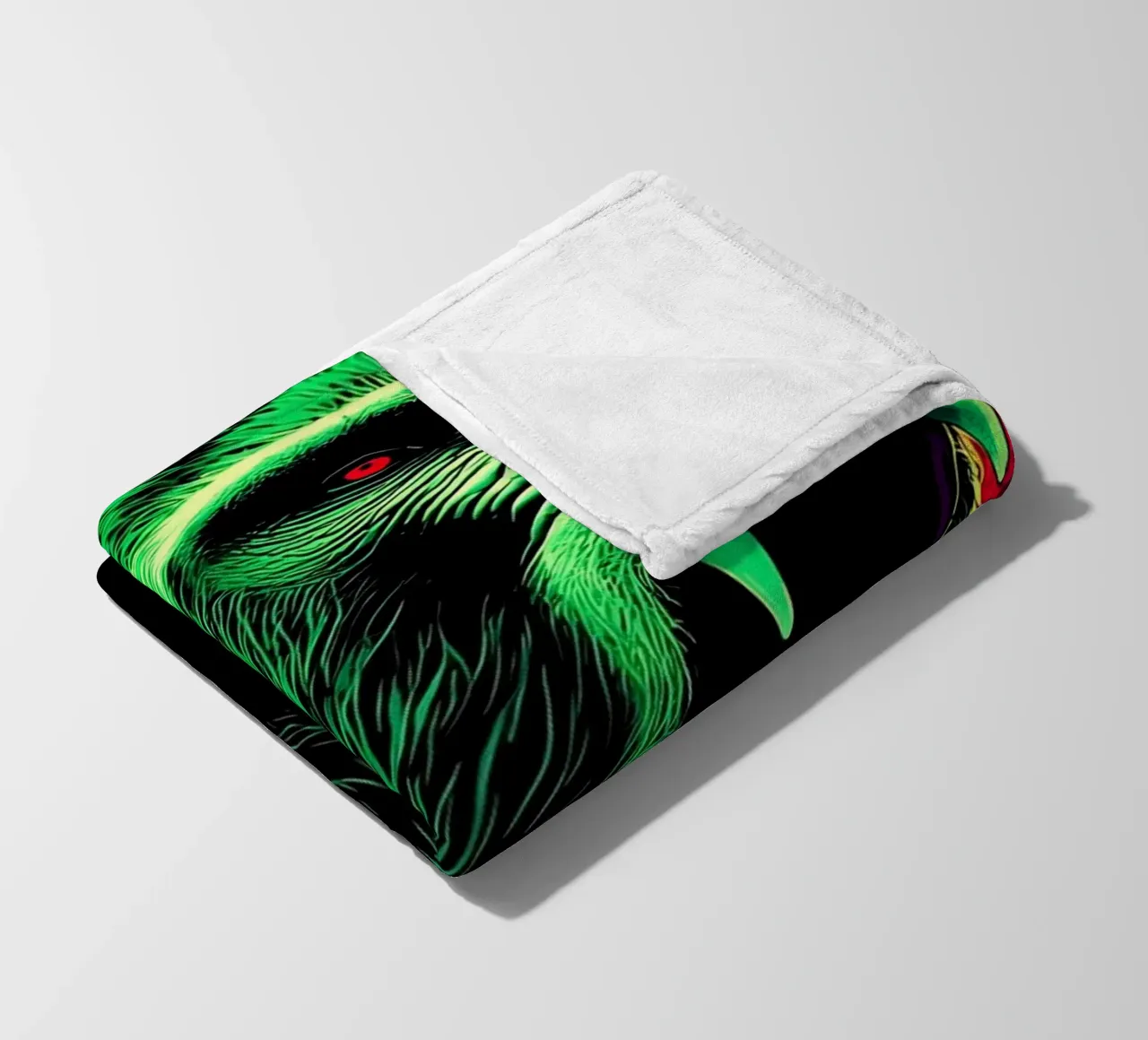 Gorilla nella giungla - Pop Art coperta in pile da ColorCrash Gallery