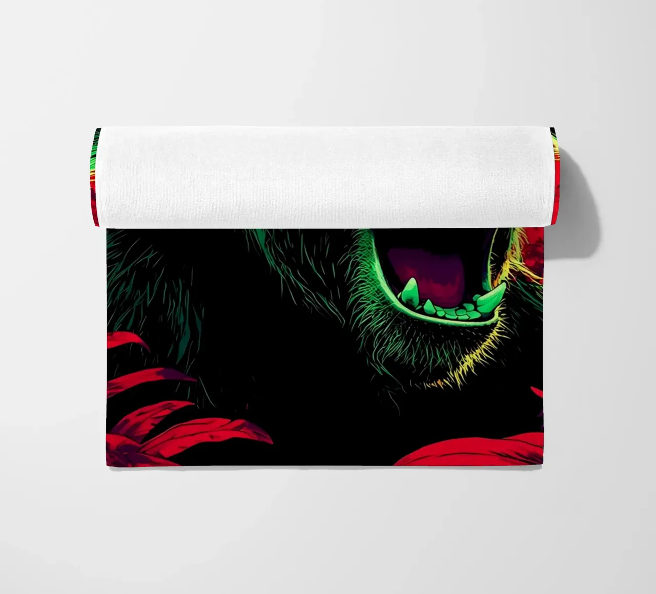 Gorilla nella giungla - Pop Art telo mare da ColorCrash Gallery
