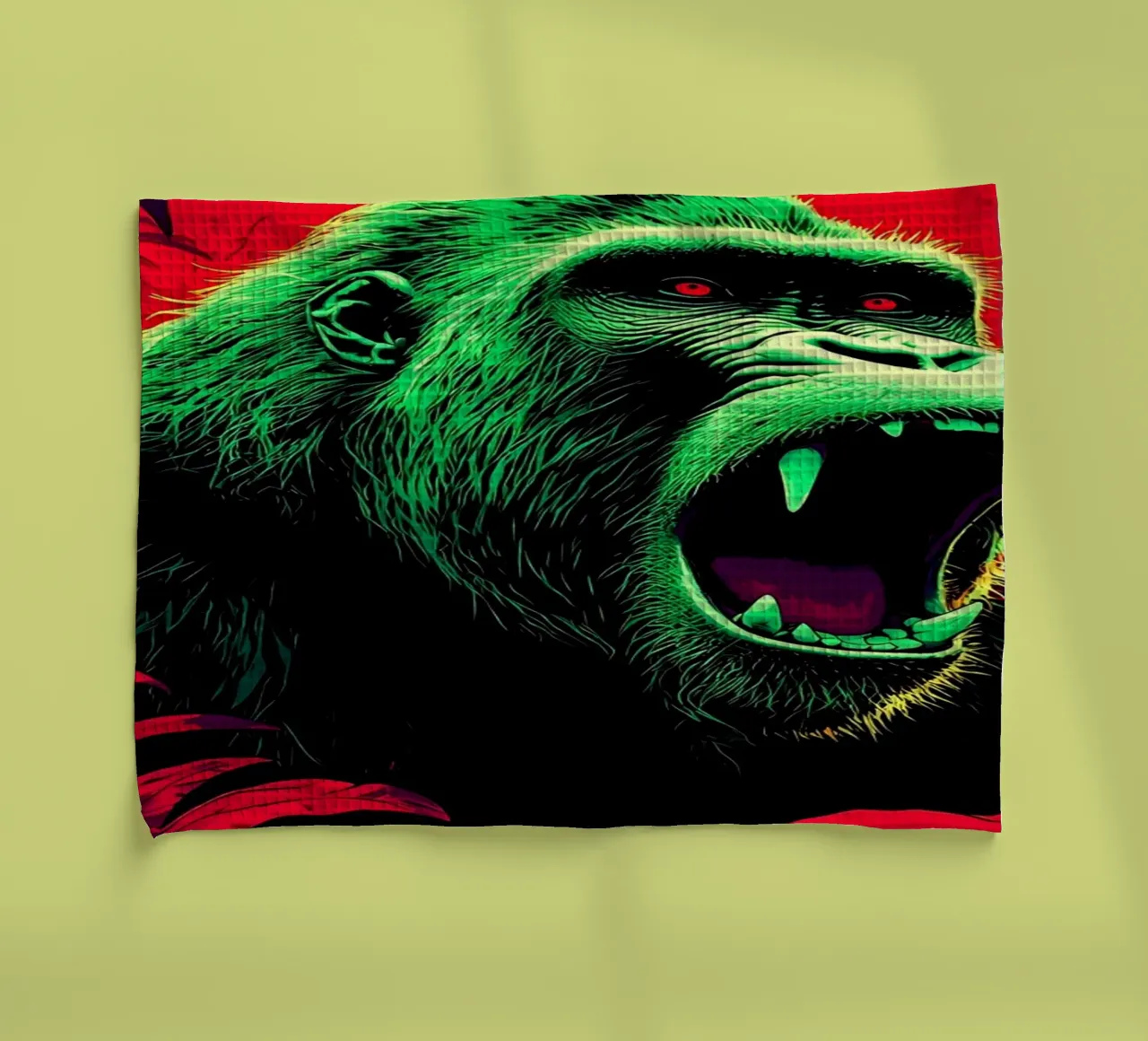 Gorilla nella giungla - Pop Art canovaccio da cucina da ColorCrash Gallery