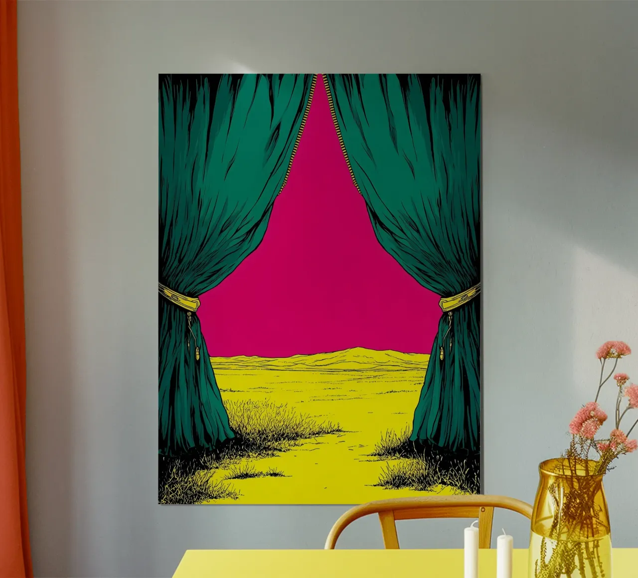 Fuori - Pop Art poster da ColorCrash Gallery