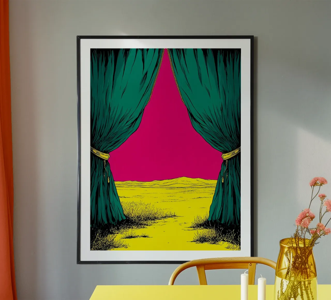 Fuori - Pop Art poster da ColorCrash Gallery