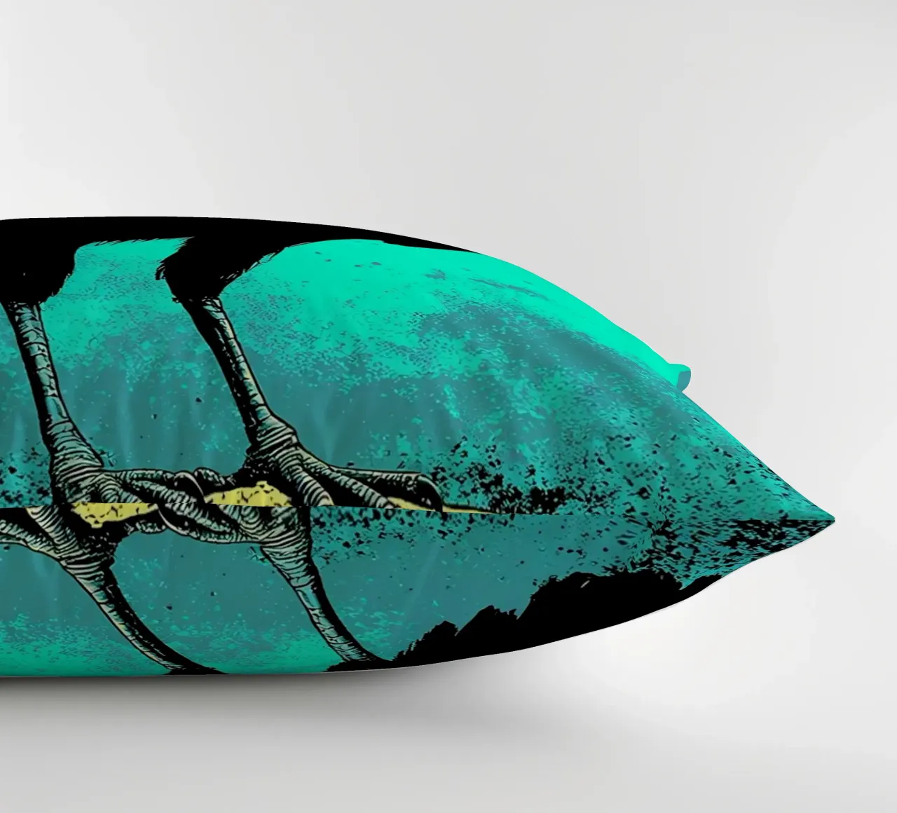 Raven - Pop Art decorative cushion by ColorCrash Gallery