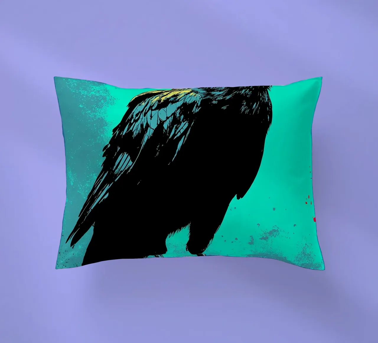 Raven - Pop Art cuscino da ColorCrash Gallery