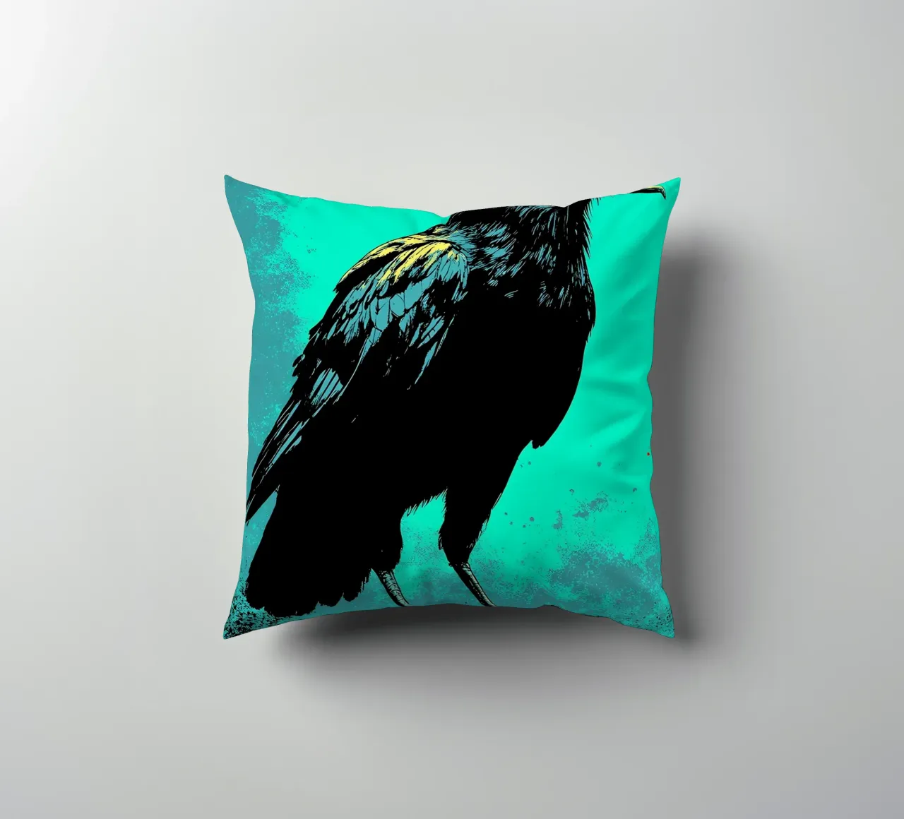 Raven - Pop Art cuscino da ColorCrash Gallery