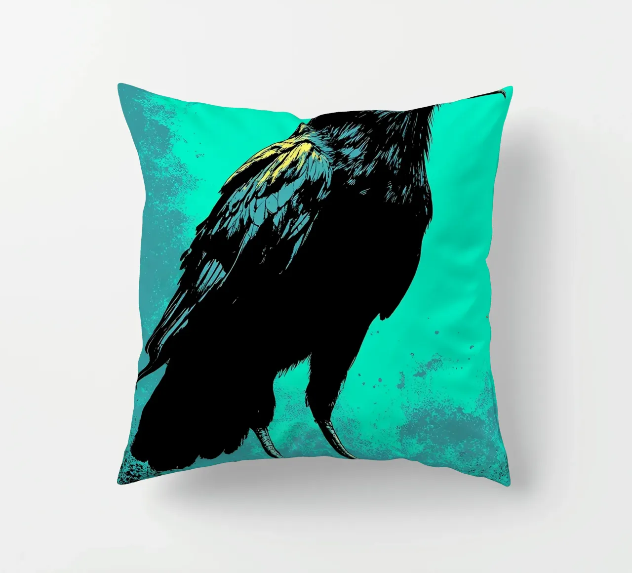 Raven - Pop Art cuscino da ColorCrash Gallery