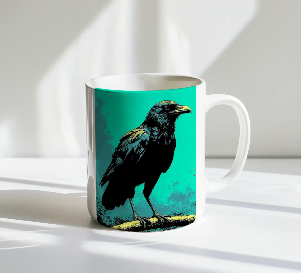 Raven - Pop Art tazza in ceramica da ColorCrash Gallery
