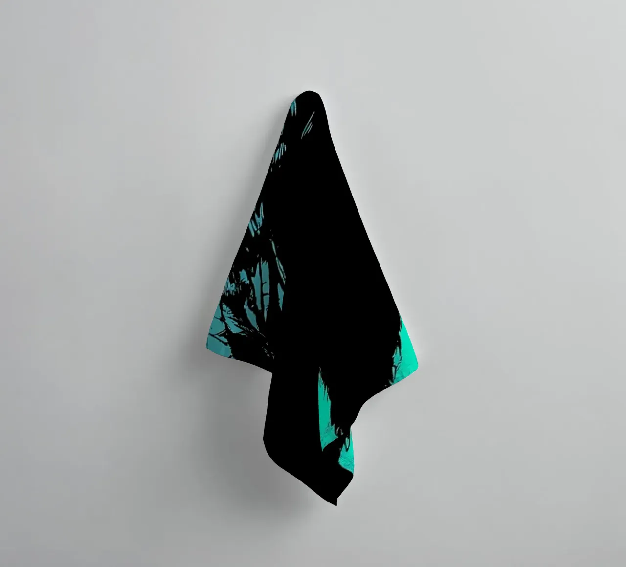 Raven - Arte pop toalla de baño de ColorCrash Gallery