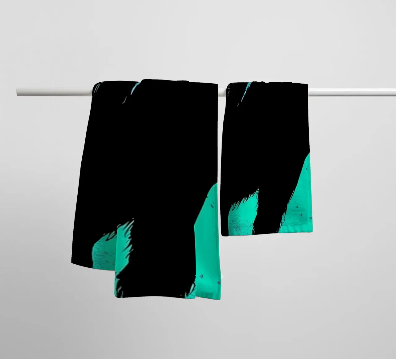Raven - Pop Art asciugamano da bagno da ColorCrash Gallery