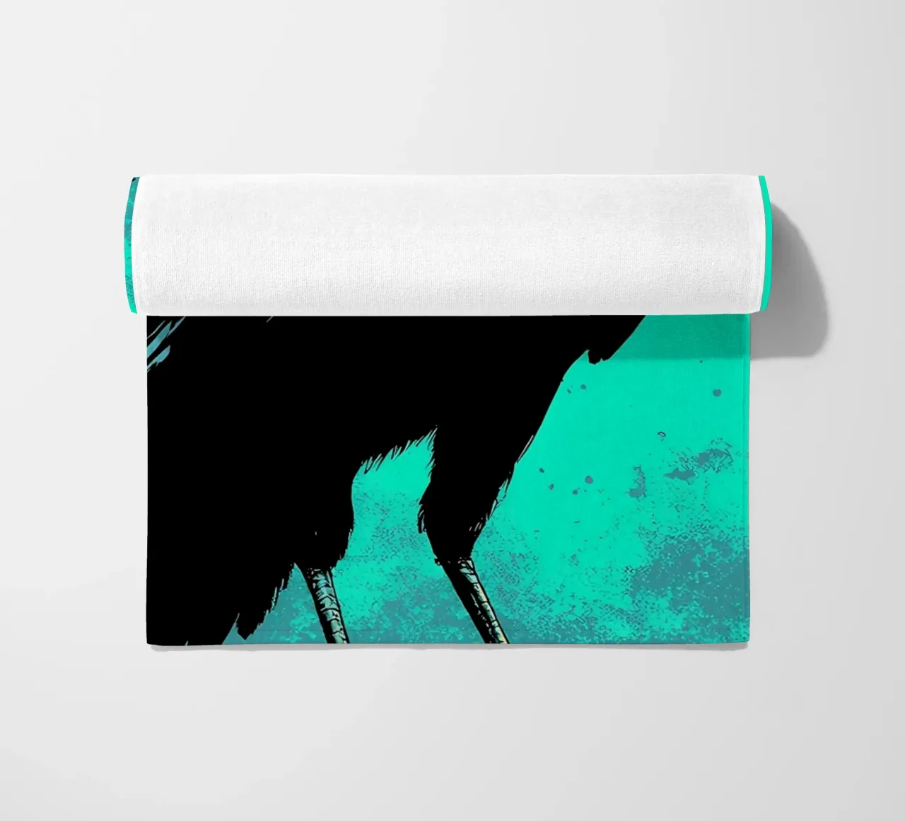 Raven - Pop Art telo mare da ColorCrash Gallery