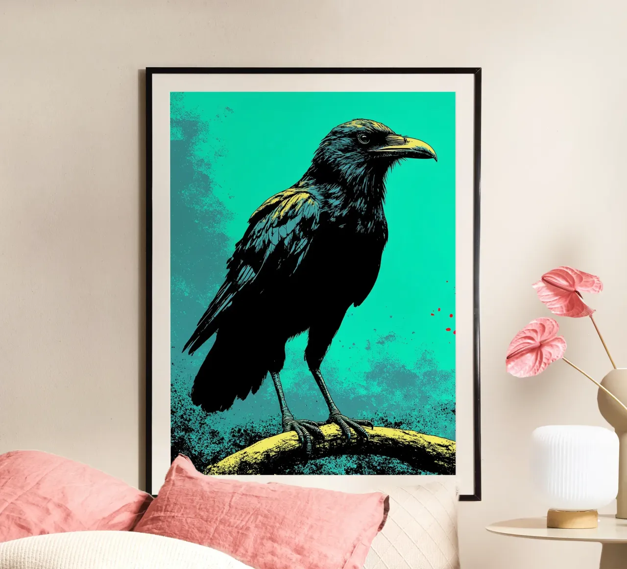 Corbeau - Pop Art poster de ColorCrash Gallery