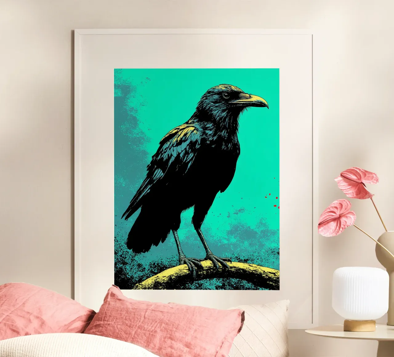 Corbeau - Pop Art poster de ColorCrash Gallery