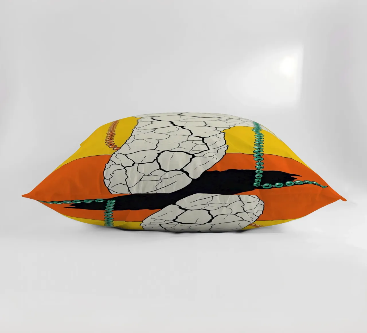 Piede screpolato - Pop Art cuscino da ColorCrash Gallery