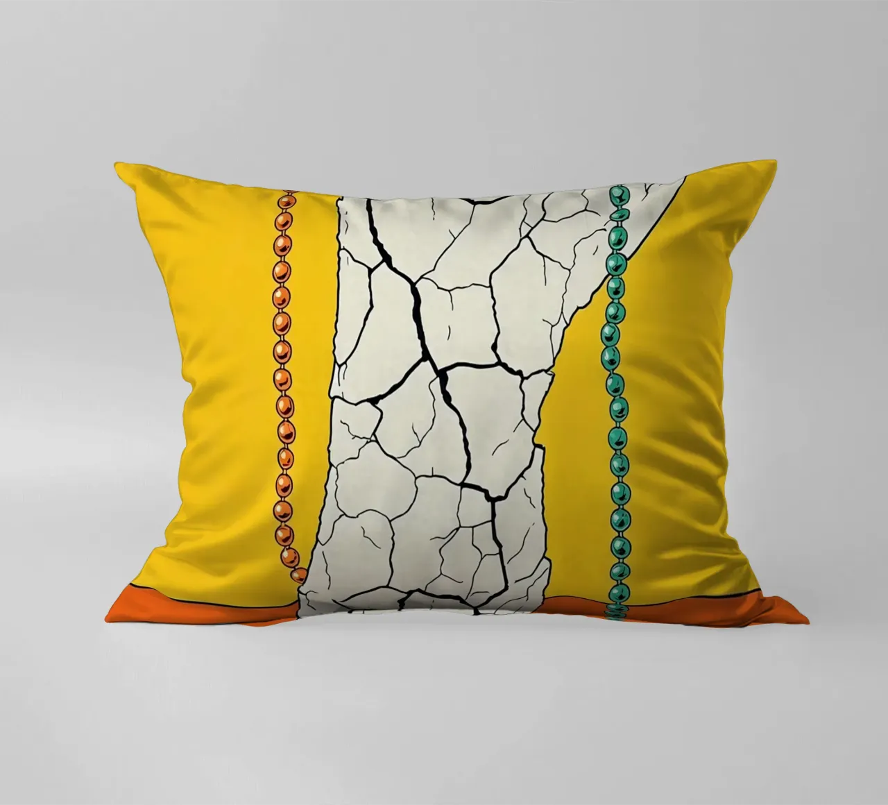 Piede screpolato - Pop Art cuscino da ColorCrash Gallery