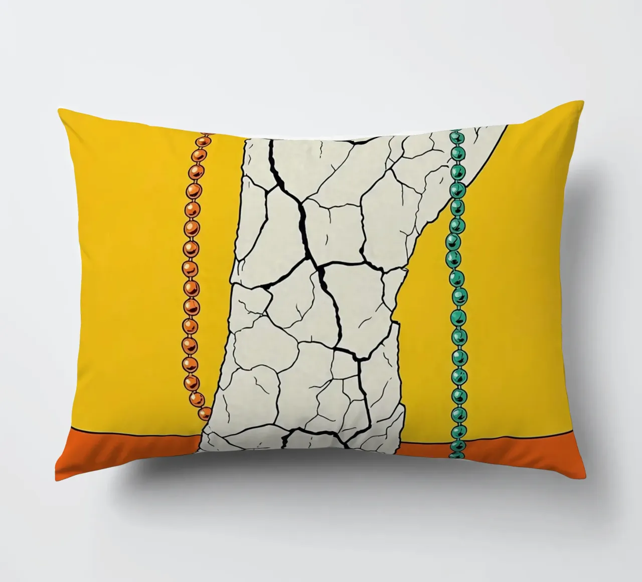 Piede screpolato - Pop Art cuscino da ColorCrash Gallery
