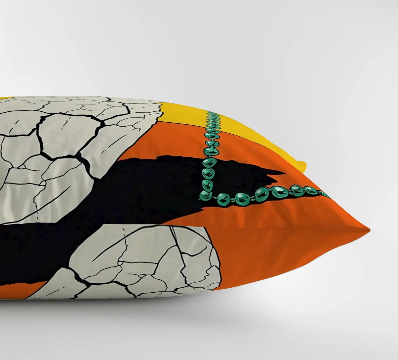 Piede screpolato - Pop Art cuscino da ColorCrash Gallery