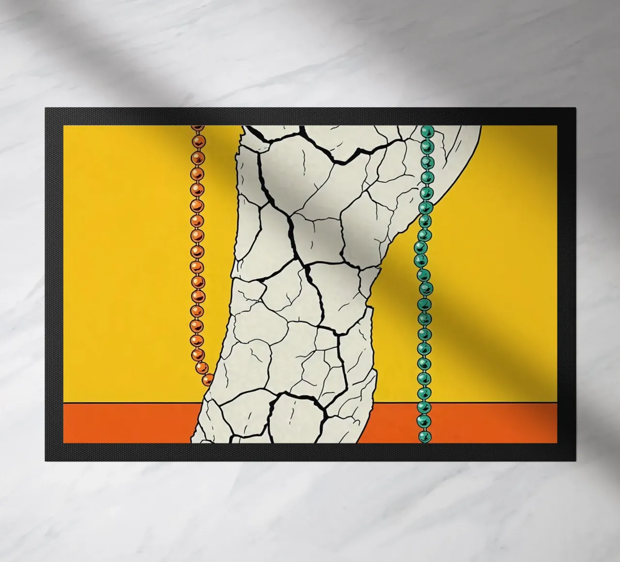 Piede screpolato - Pop Art zerbino da ColorCrash Gallery