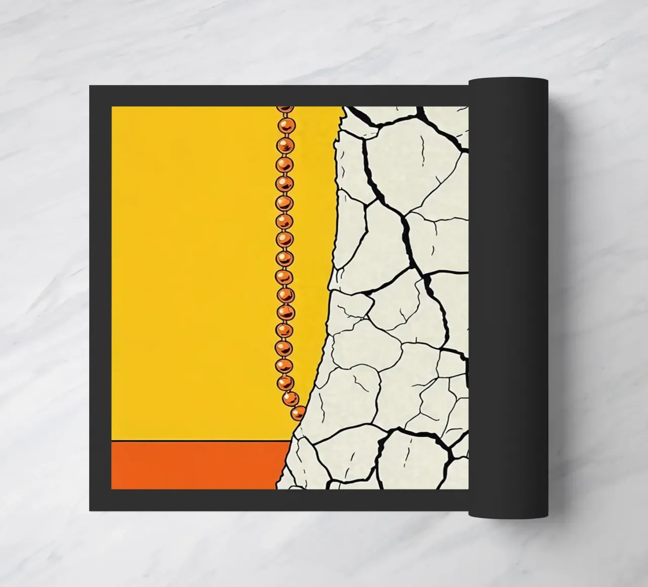 Piede screpolato - Pop Art zerbino da ColorCrash Gallery