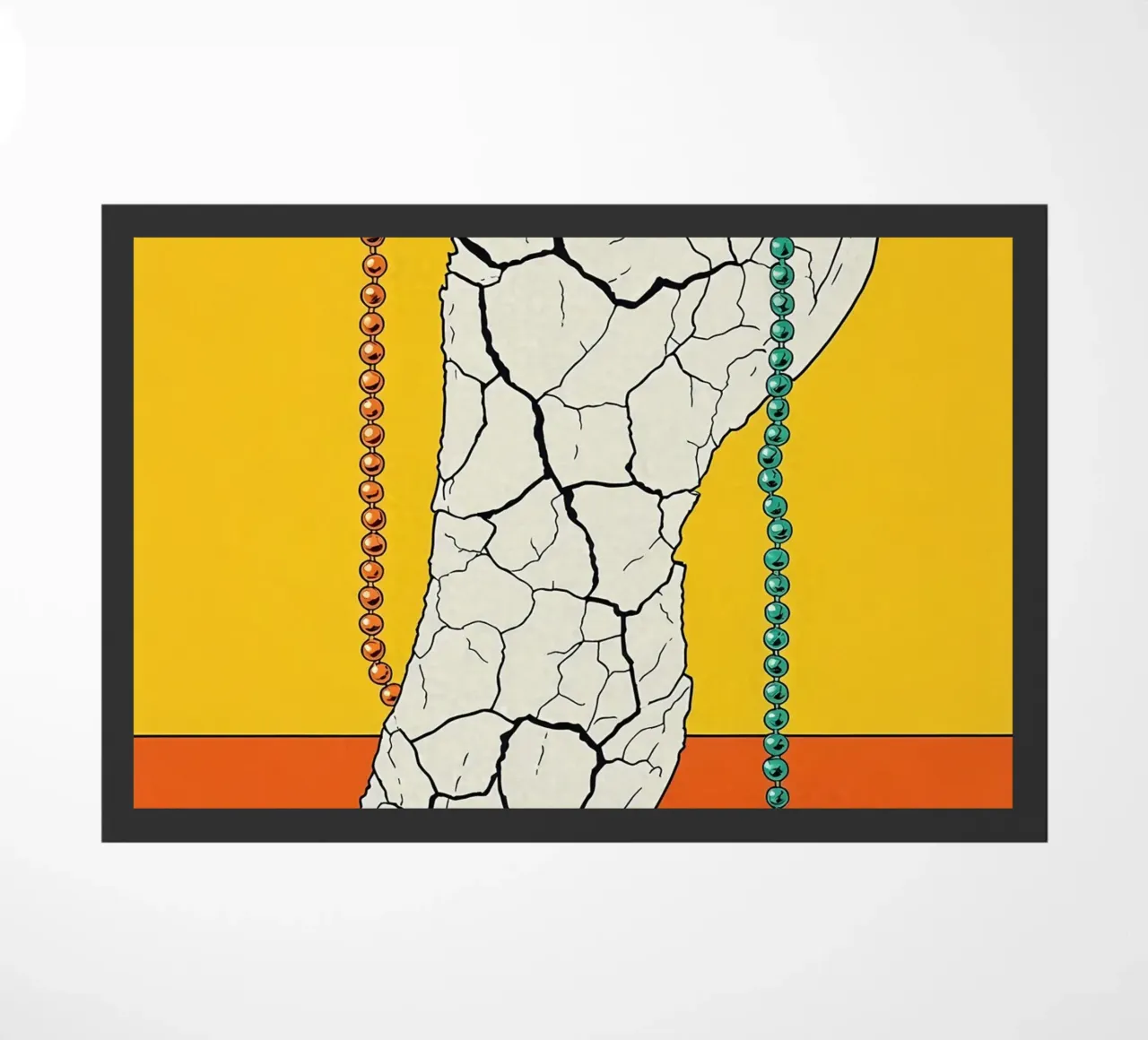 Piede screpolato - Pop Art zerbino da ColorCrash Gallery