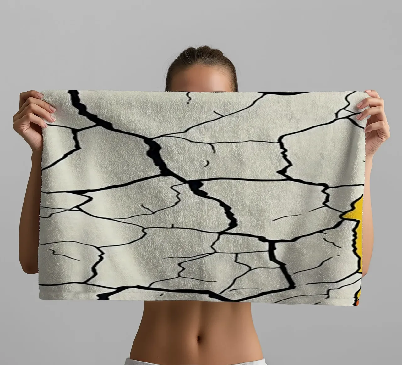 Piede screpolato - Pop Art asciugamano da bagno da ColorCrash Gallery