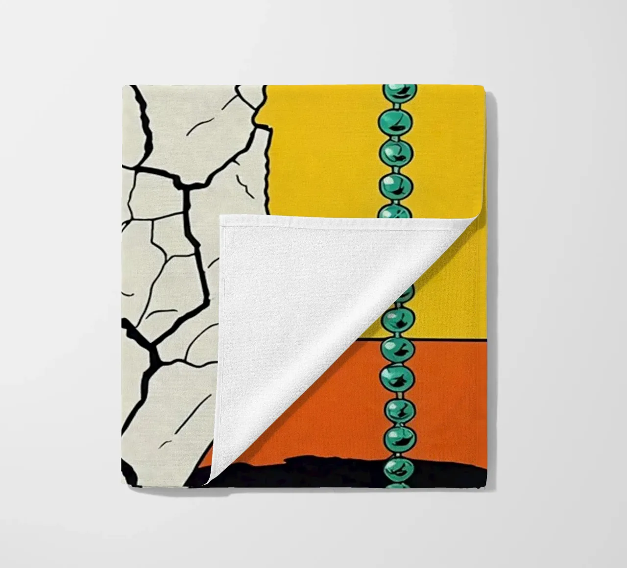 Piede screpolato - Pop Art telo mare da ColorCrash Gallery