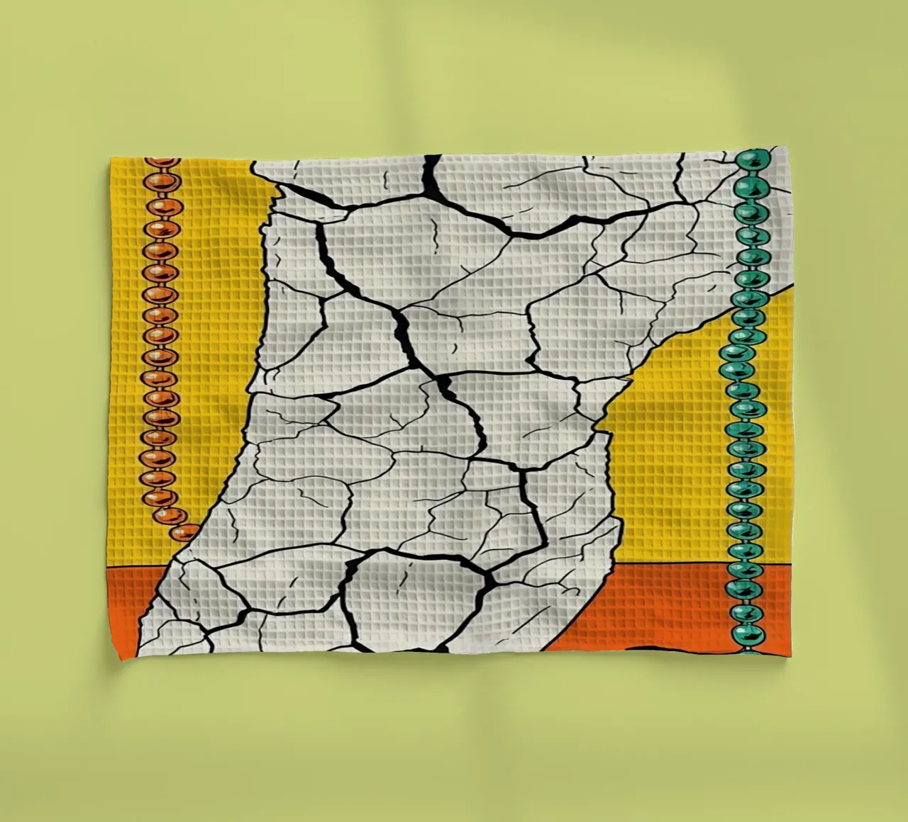 Piede screpolato - Pop Art canovaccio da cucina da ColorCrash Gallery