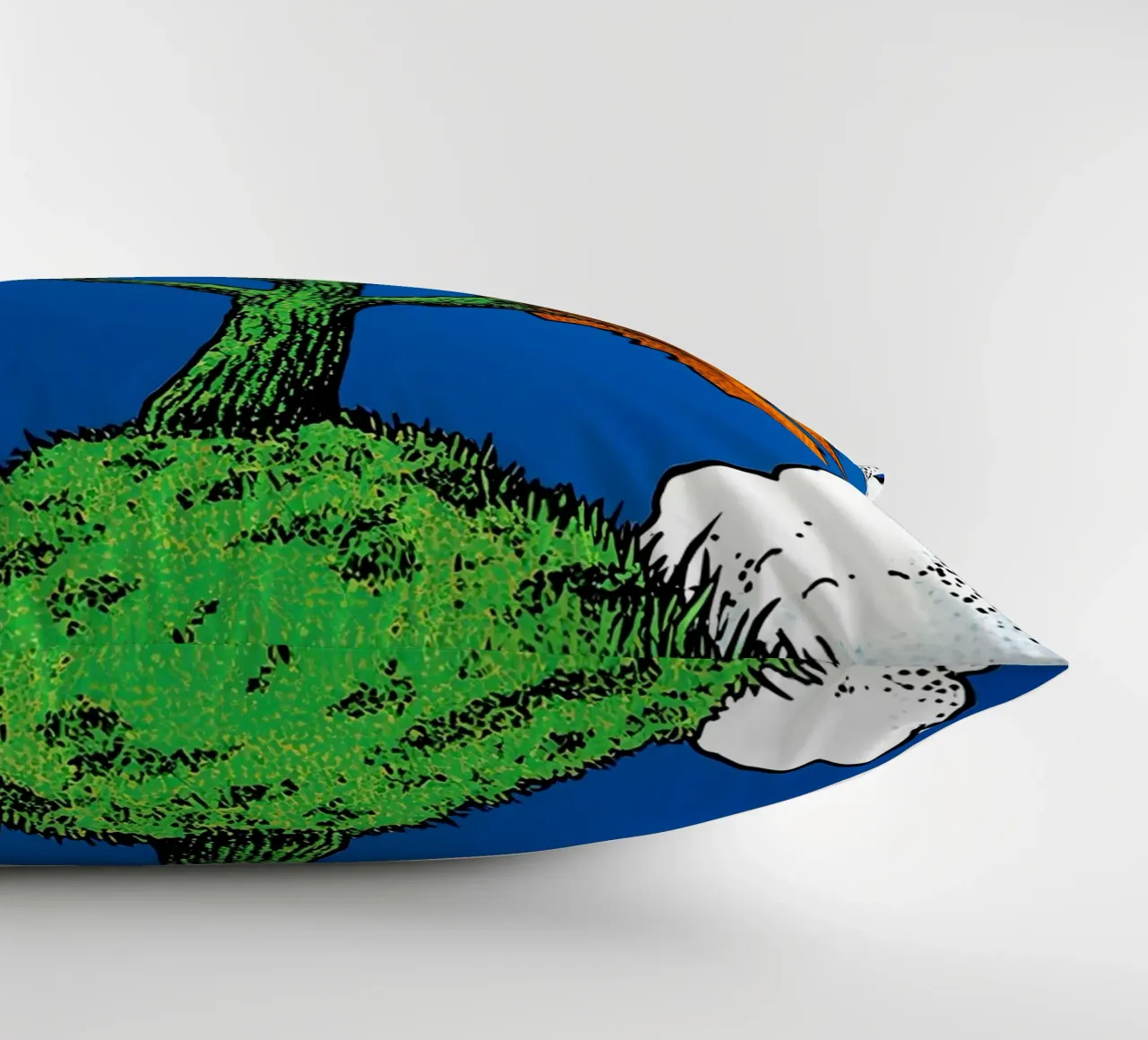 Albero dal fogliame arancione - Pop Art cuscino da ColorCrash Gallery