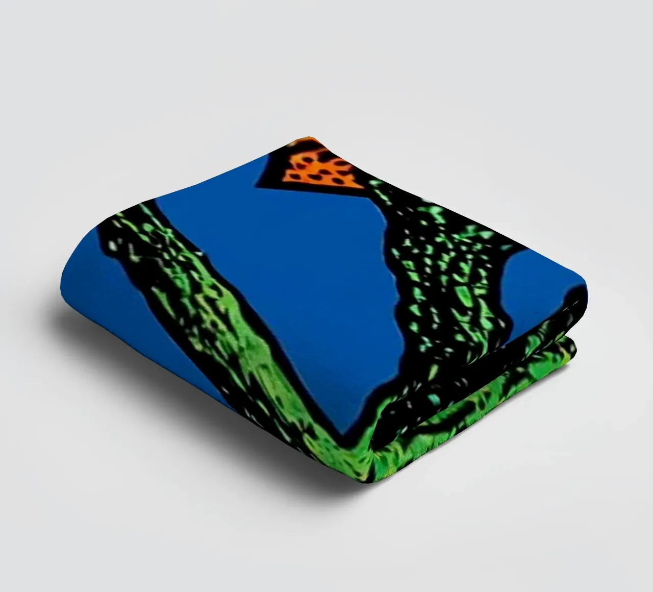Albero dal fogliame arancione - Pop Art asciugamano da bagno da ColorCrash Gallery