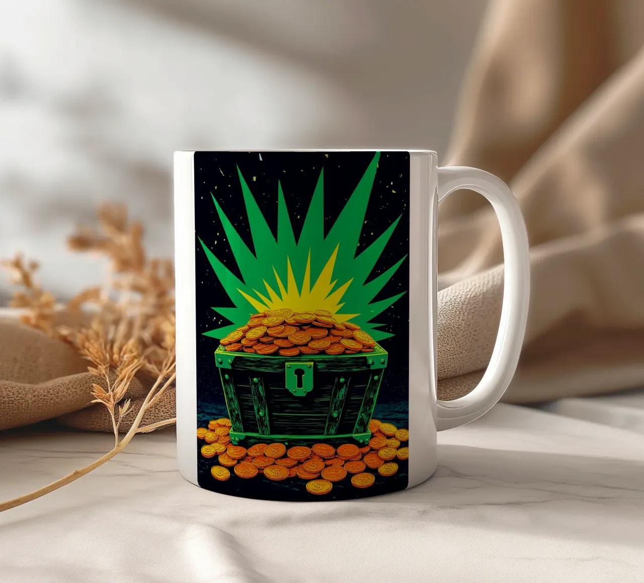 Tesoro - Pop Art tazza in ceramica da ColorCrash Gallery