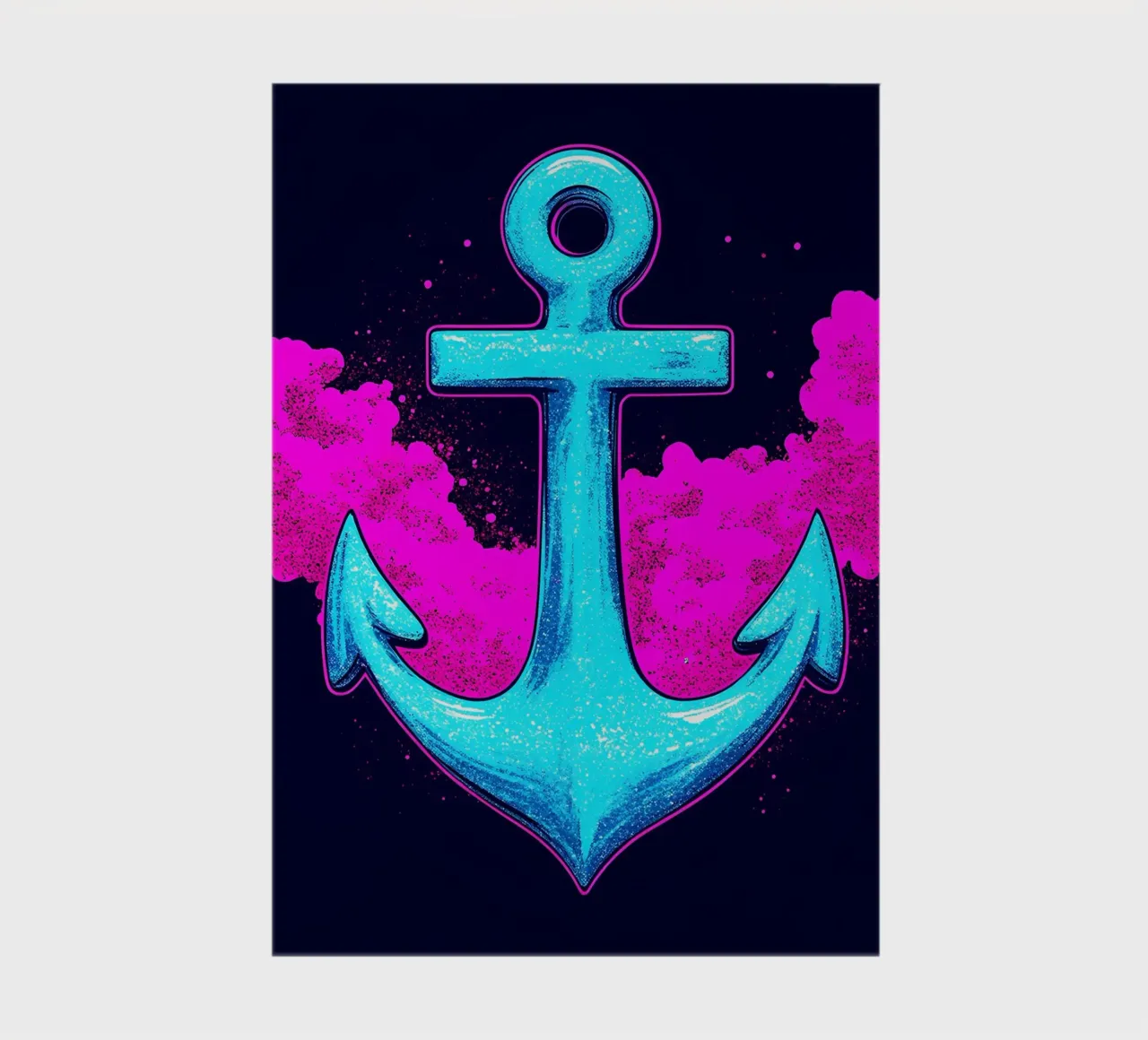 Anchor - Pop Art notebook by ColorCrash Gallery