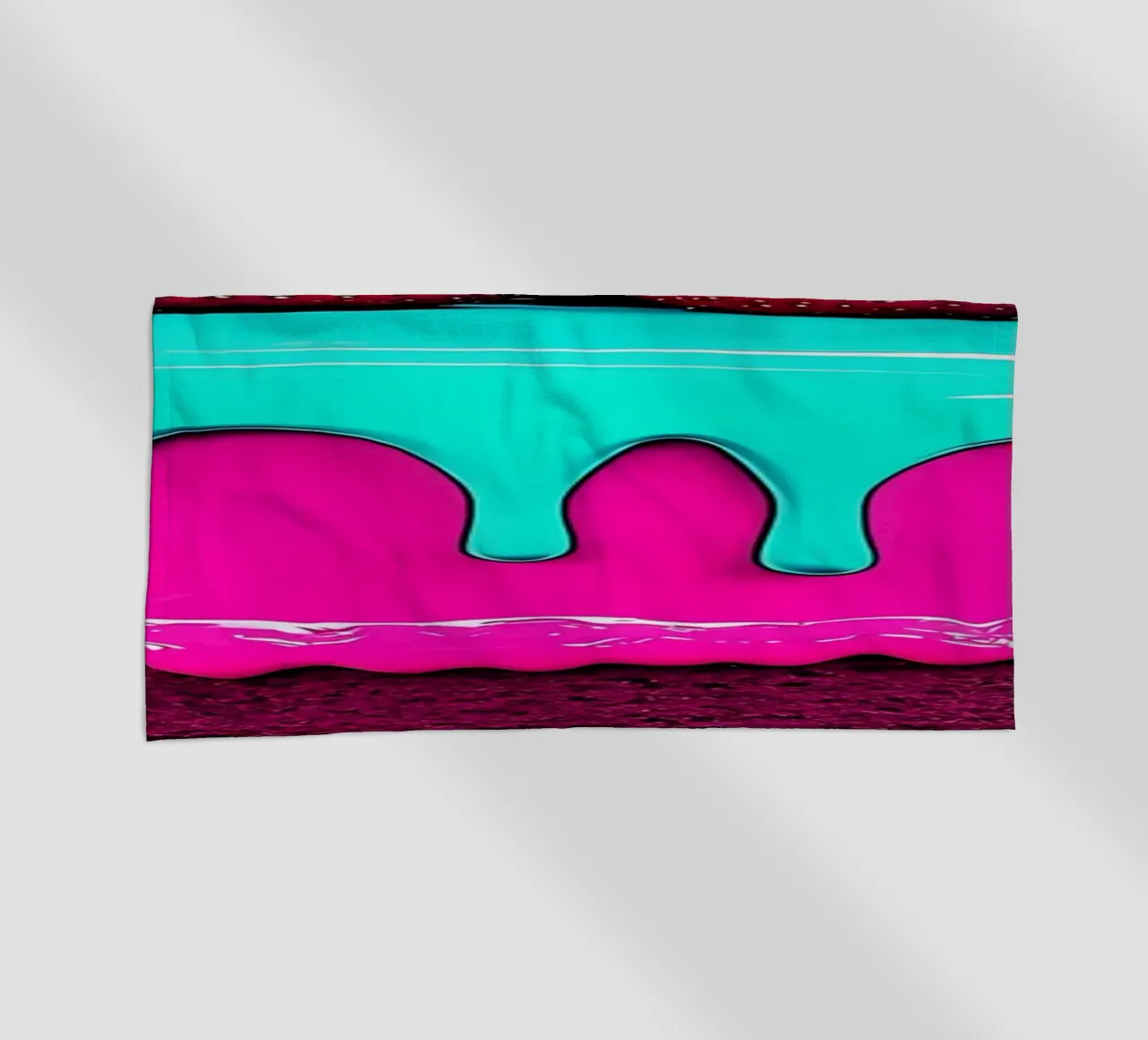 Fragole sulla torta - Pop Art telo mare da ColorCrash Gallery