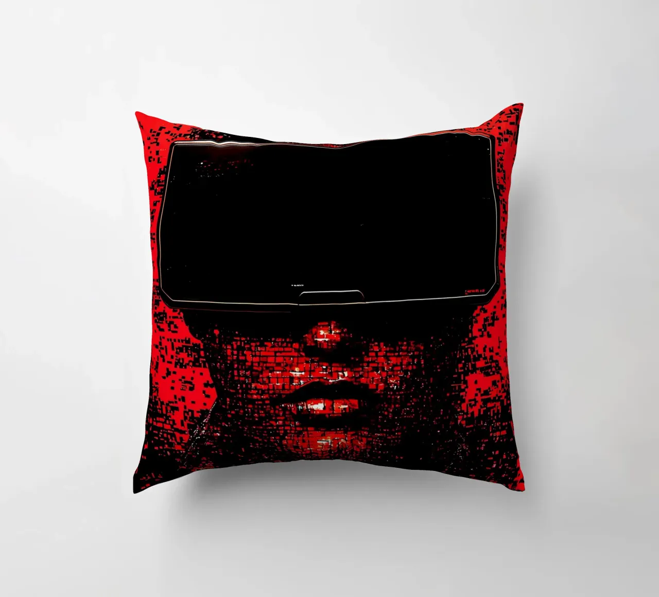 Cuffie per la realtà virtuale - Pop Art cuscino da ColorCrash Gallery