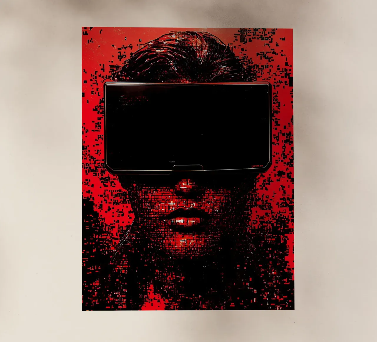 Cuffie per la realtà virtuale - Pop Art pellicola backlit da ColorCrash Gallery