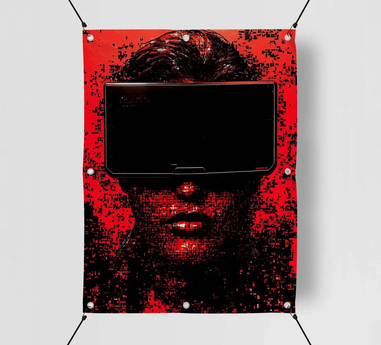 Cuffie per la realtà virtuale - Pop Art telo in pvc da ColorCrash Gallery
