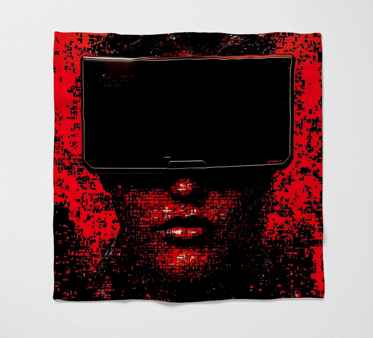 Cuffie per la realtà virtuale - Pop Art coperta in pile da ColorCrash Gallery