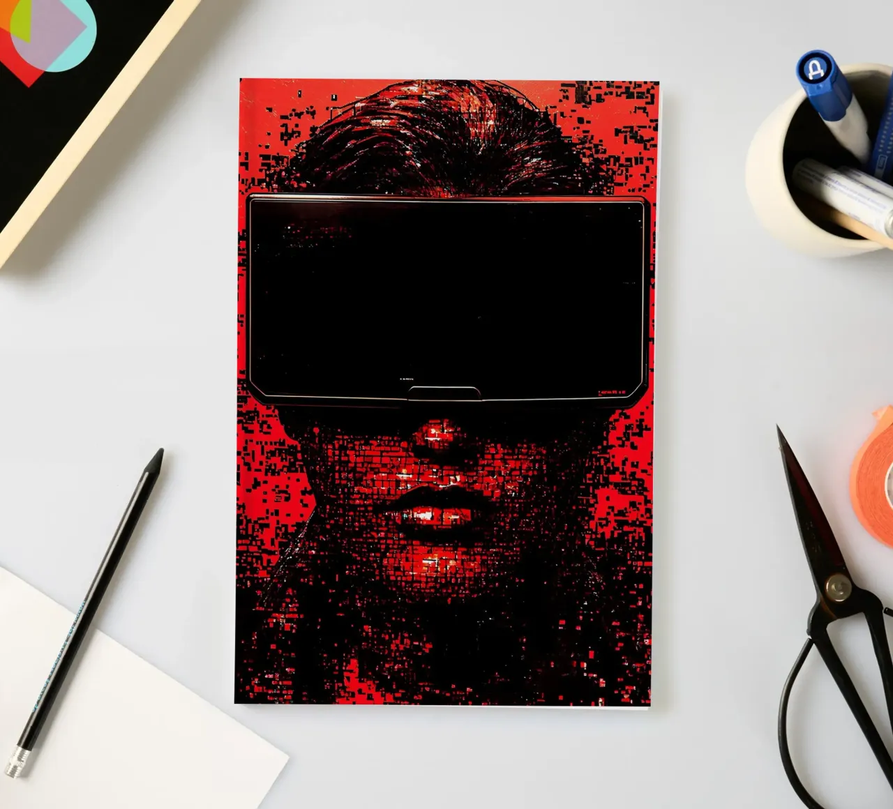 Cuffie per la realtà virtuale - Pop Art diario da ColorCrash Gallery