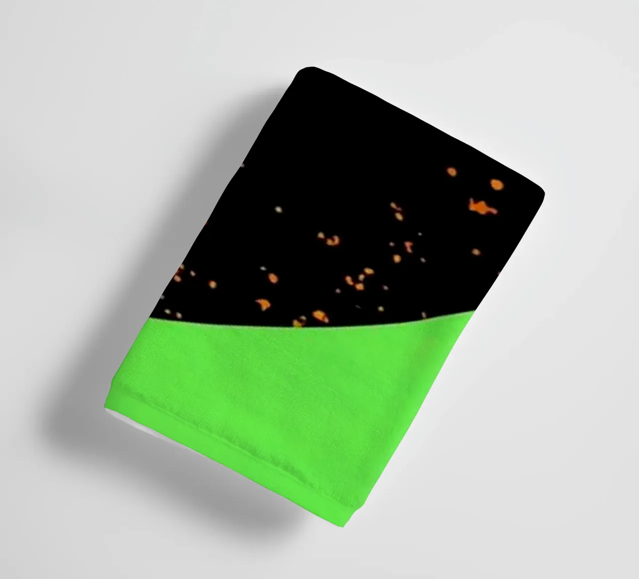 Crescent Moon In Space - Pop Art towel by ColorCrash Gallery