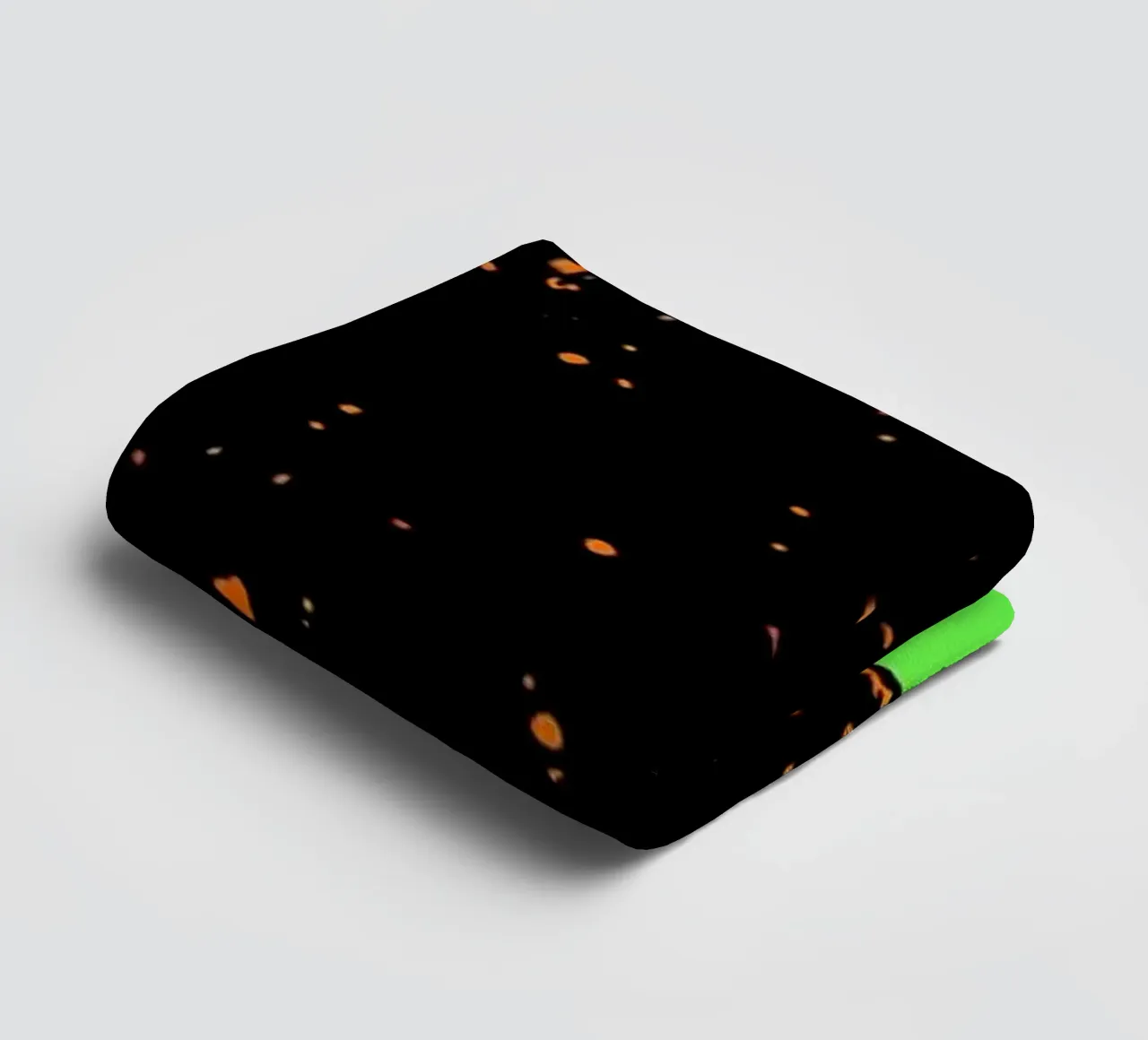 Crescent Moon In Space - Pop Art towel by ColorCrash Gallery