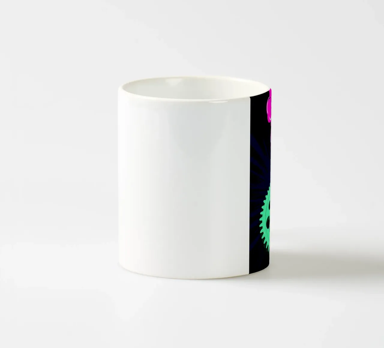 Fumo d'ingranaggio - Pop Art tazza in ceramica da ColorCrash Gallery