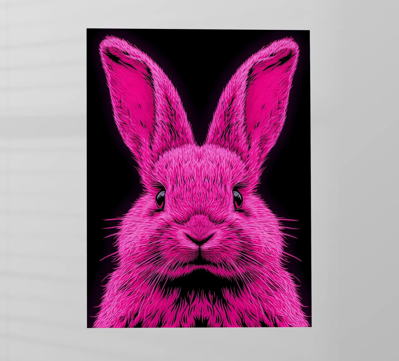 Coniglio - Pop Art pellicola backlit da ColorCrash Gallery
