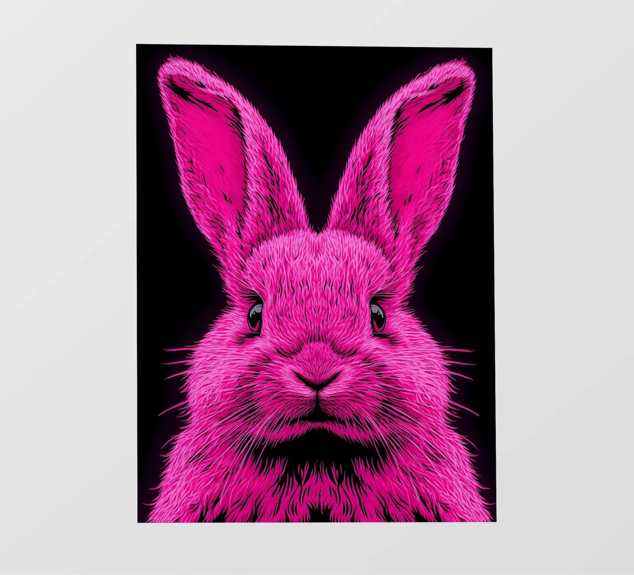 Coniglio - Pop Art pellicola backlit da ColorCrash Gallery