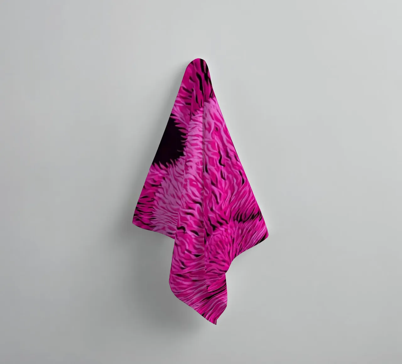 Rabbit - Pop Art towel by ColorCrash Gallery