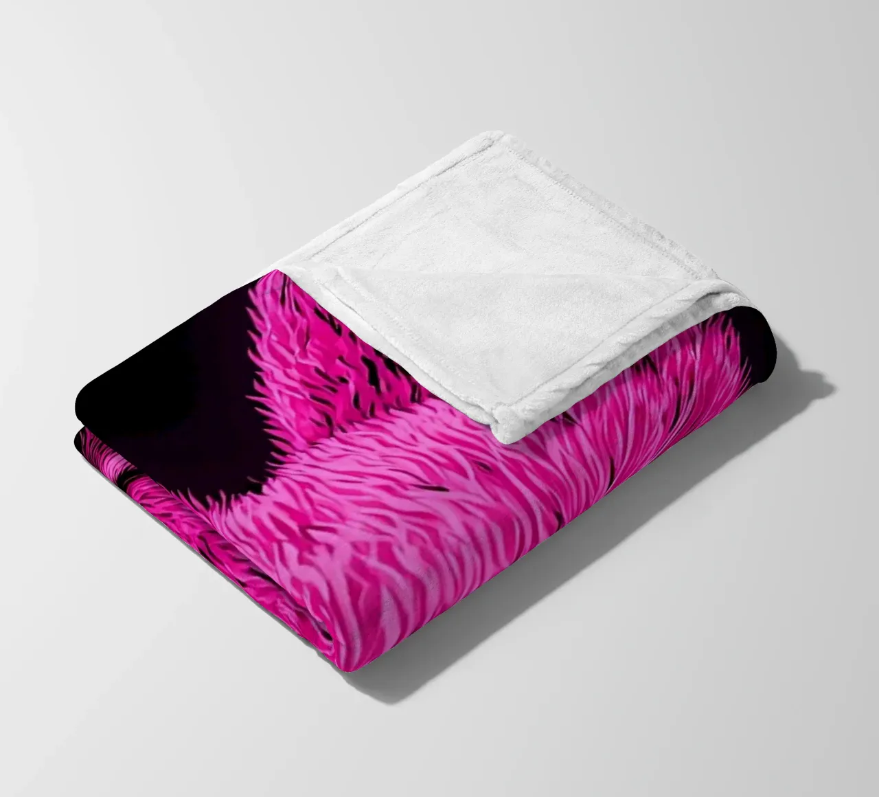 Coniglio - Pop Art coperta in pile da ColorCrash Gallery