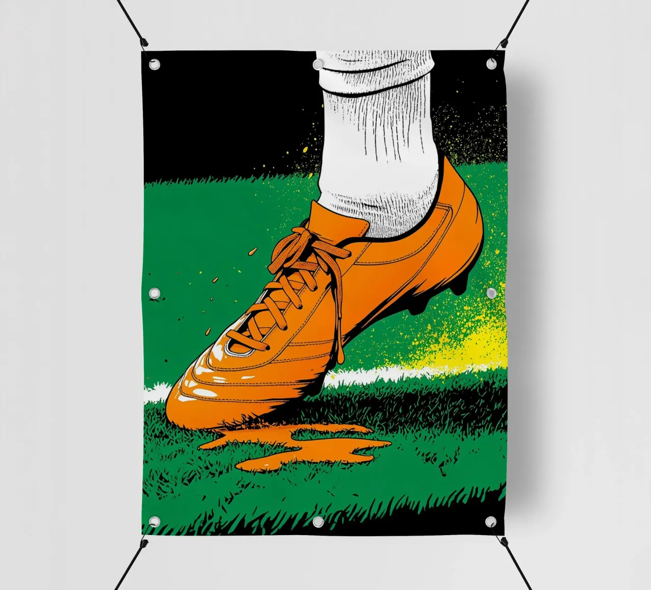 Tacchetti da calcio - Pop Art telo in pvc da ColorCrash Gallery
